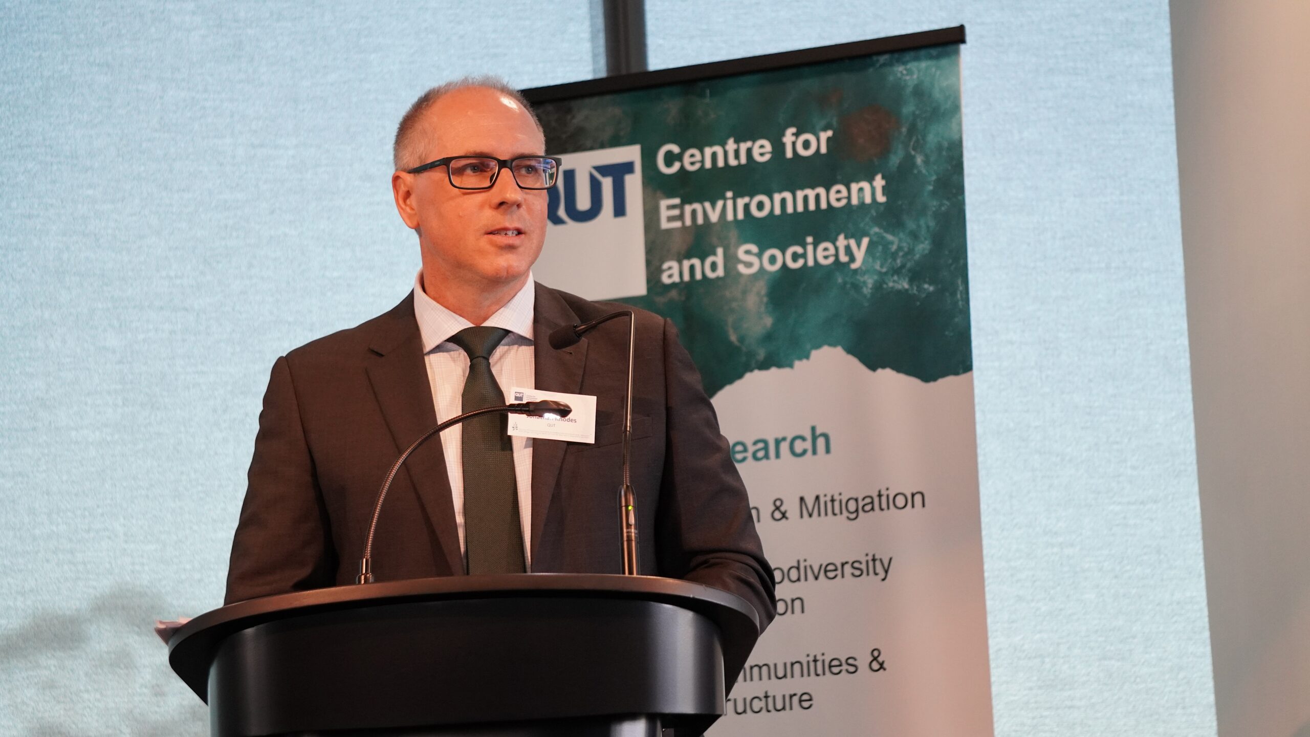 Congratulations on the Launch of QUT’s New Centre for Environment and Society